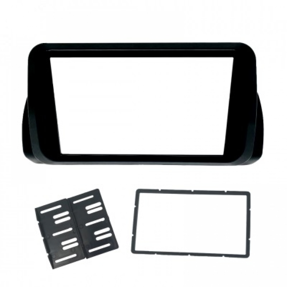 Moldura FIAMON 7 Pol - MP5 - Fiat Argo/Cronos 2017/2021 - Black Piano - 4083