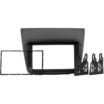 Moldura EXPEX 2Din - L200 Triton/Pajero Dakar 2009/2014 - Preto