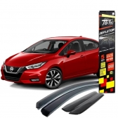 Calha de Chuva Defletor Nissan Versa 2011/2020 - 4 Portas - TG POLI