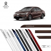 Friso Lateral Facão Corolla 2015/2022 TOP MIX - Marrom Urban