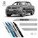 Friso Lateral Facão Amarok TOP MIX - Prata Mojave