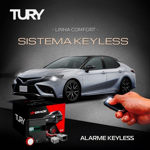 Modulo de Alarme Keyless TURY March/Versa 2011/2020 - Comfort 1.1 F