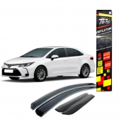 Calha de Chuva Inteiriça Corolla 2020/2023 - 4 Portas - TG POLI