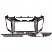 Moldura EXPEX 10 Pol - Hyundai Creta 2016/2021 - Preto c/ Acabamento Prata - EPX10HY002