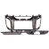 Moldura EXPEX 10 Pol - Hyundai Creta 2016/2021 - Preto c/ Acabamento Prata - EPX10HY002