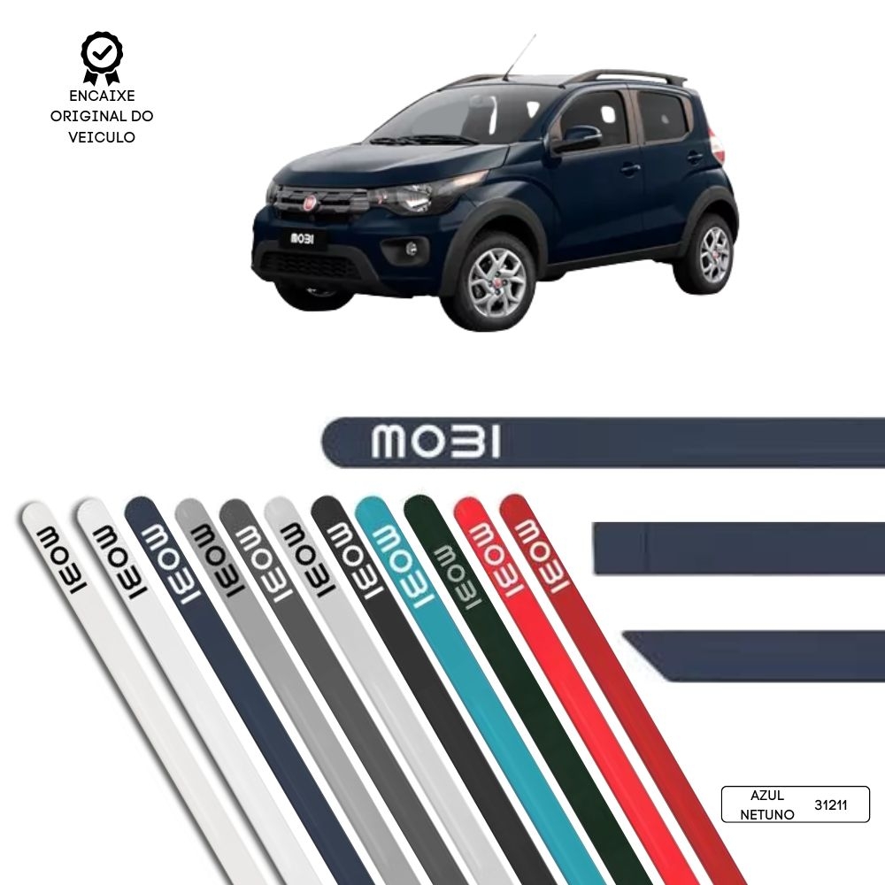 Friso Lateral Redondo Mobi TOP MIX - Azul Netuno