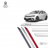Friso Lateral Facão Novo Polo TOP MIX - Branco Cristal