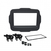 Moldura FIAMON 7 Pol - Jeep Renegade PT Soft 2015/2021 - Preto - 3256