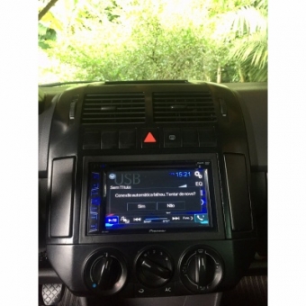 Moldura FIAMON 7 Pol - Volkswagen Golf/Fox/Polo/Fiesta/Ecosport/Bora/Passat - Preto