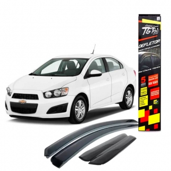 Calha de Chuva defletor Chevrolet Sonic Sedan 2011/2015 - TG POLI