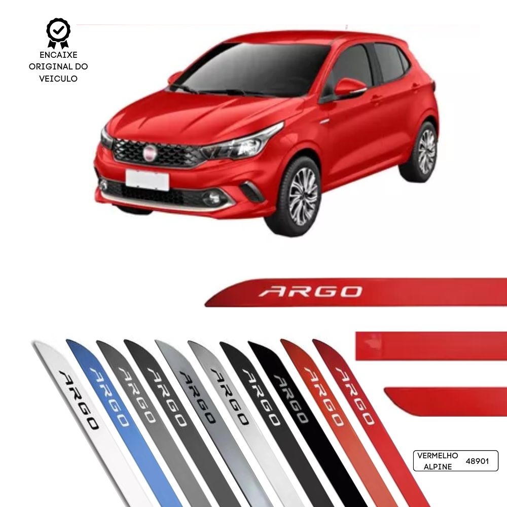 Friso Lateral Facão Argo TOP MIX - Vermelho Alpine
