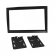 Moldura FIAMON 7 Pol - Renault Megane 2006/2013 - Preto - 2895