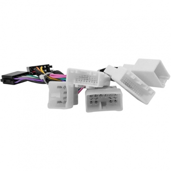 Kit Fácil - Chicote de Som e Antena EXPEX Toyota 2008/2018 c/ Plug para Interface