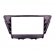 Moldura EXPEX 2Din - Veloster 2011/2016 - Preto - EPX504
