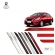 Friso Lateral Facão Versa Alto Relevo TOP MIX - Vermelho Malbec