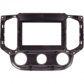 Moldura EXPEX 2Din - Chevrolet S-10 2017/2021 - Ar Analógico - Grafite Escuro - EPX471