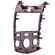 Moldura EXPEX 2Din - Cerato 2009/2012 Ar Analógico - Preto - EPX037