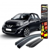 Calha de Chuva Defletor Nissan March 2011/2020 - 4 Portas - TG POLI