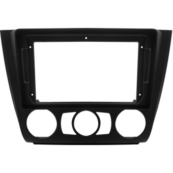 Moldura EXPEX 9 Pol - BMW Série 1 2007/2011 - Ar Manual - Preto