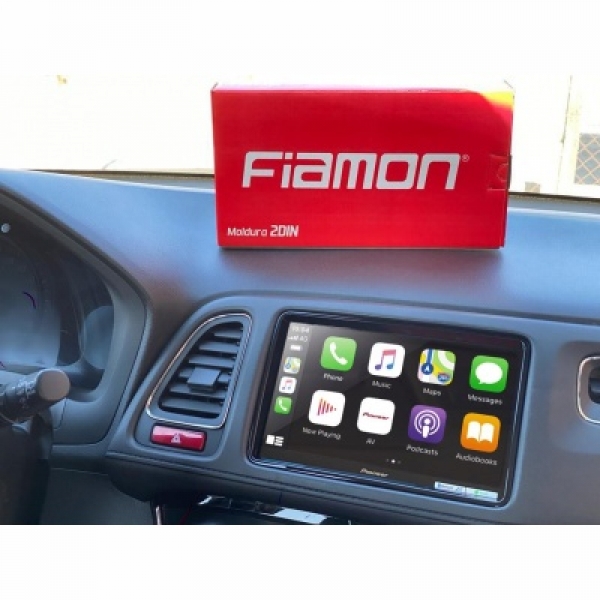 Moldura FIAMON Padrão Pioneer - Honda HR-V 2016/2021 - Black Piano - 4198