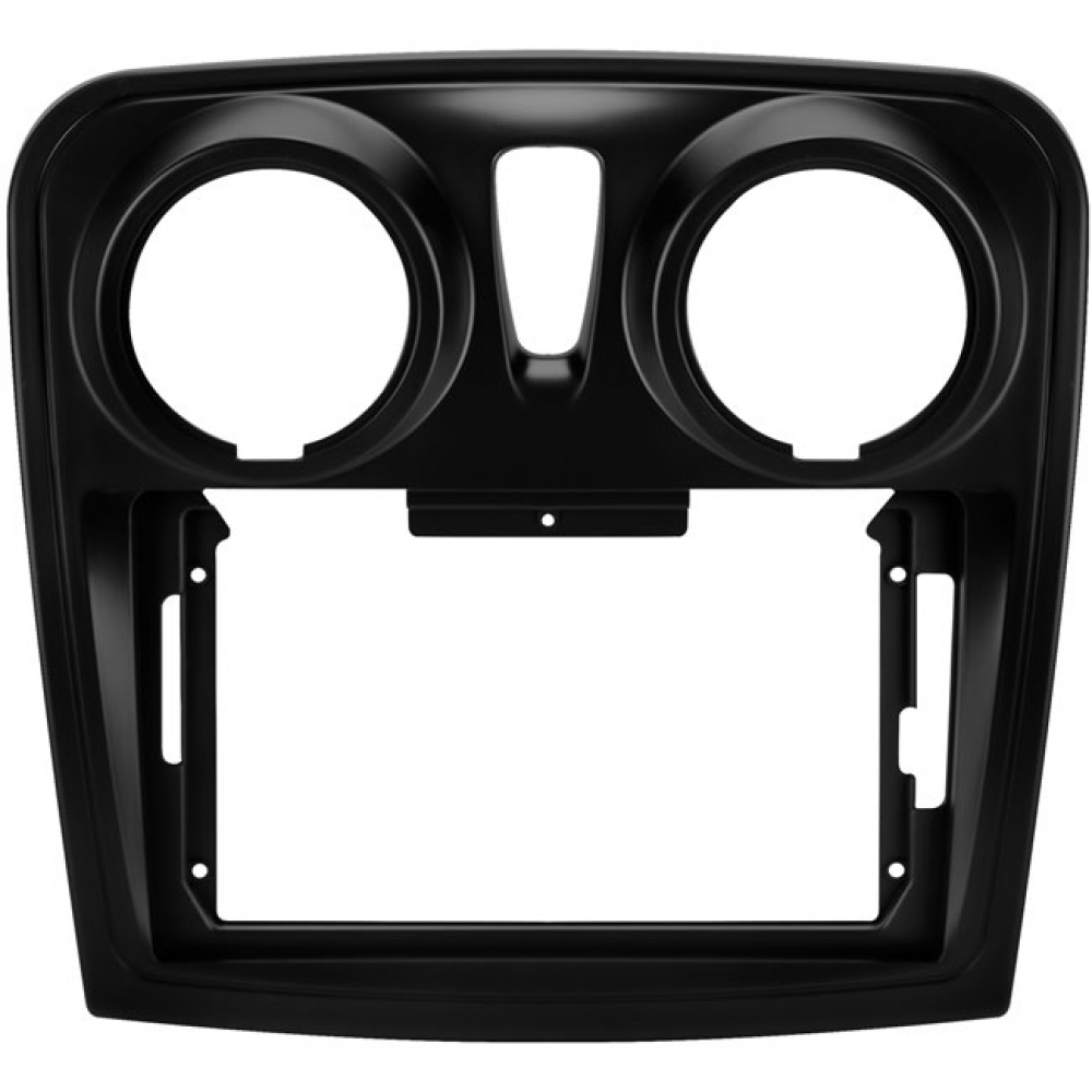 Moldura EXPEX 9 Pol - Renault Sandero 2017/2022 - Preto - EPX9RN001