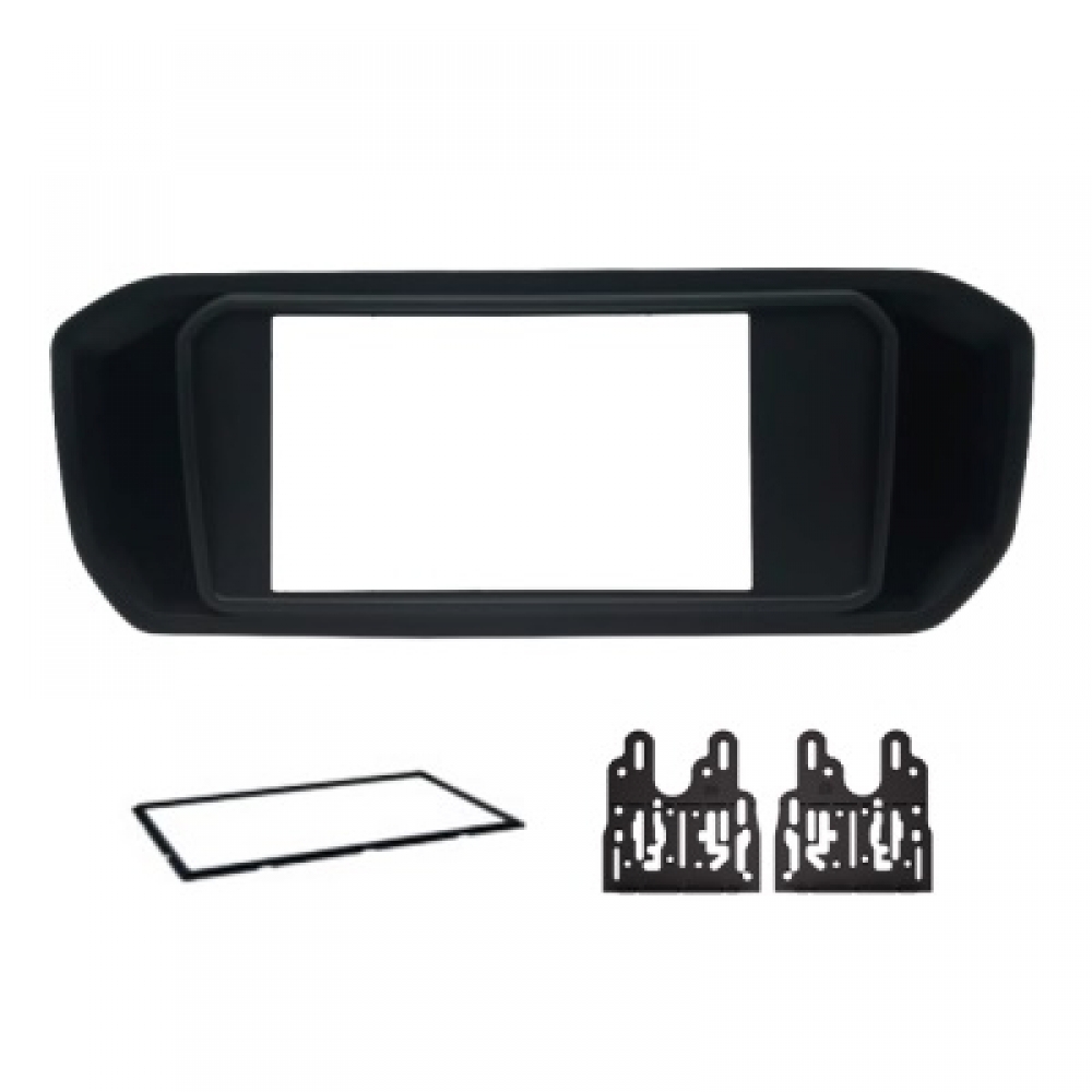 Moldura FIAMON 7 Pol - Chevrolet GM Spin 2018/2021 - Preto Fosco - 4271