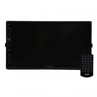 Central Multimídia 1Din 7 Pol H-Tech c/ Espelhamento BT/SD/AUX