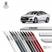Friso Lateral Facão Cruze TOP MIX - Branco Abalone