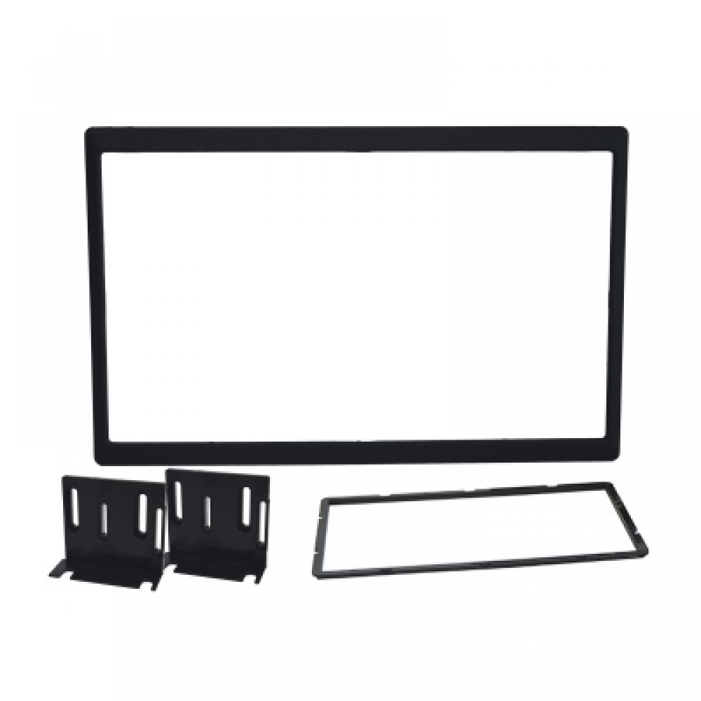 Moldura FIAMON 7 Pol - Renault Duster/Oroch 2018/2021 s/ Rádio - Black Piano - 4036