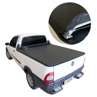 Capota Strada Cabine Simples 1998/2013 c/Estepe s/Grade s/Gancho - Flash Force - FLASH COVER