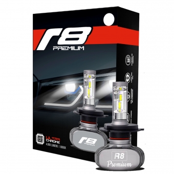 Par Led Premium R8 H8/H11 6000K 36W 8000LM
