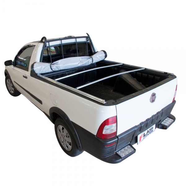 Capota Strada Cabine Simples 1998/2013 s/Estepe c/Grade s/Gancho - Flash Force - FLASH COVER