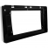 Moldura EXPEX 10 Pol - Toyota Corolla Cross 2020 - Black Piano c/ Acabamento Prata - EPX10TO007