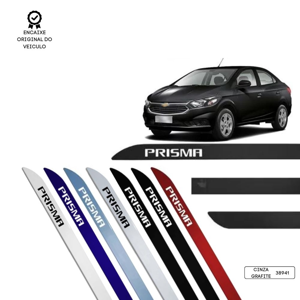 Friso Lateral Facão Prisma TOP MIX - Cinza Grafite