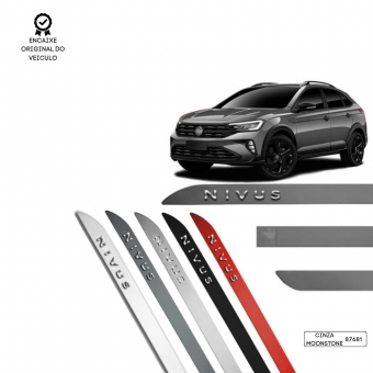 Friso Lateral Facão Nivus Alto Relevo TOP MIX