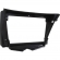 Moldura EXPEX 9 Pol - Veloster 2011/2016 - Preto - EPX9HY016