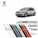 Friso Lateral Facão Etios TOP MIX - Prata Premium