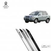 Friso Lateral Facão New Tucson TOP MIX - Prata Sleek Silver