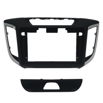 Moldura FIAMON 9 Pol - Hyundai Creta 2014/2021 - Preto c/ Friso Original