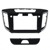 Moldura FIAMON 9 Pol - Hyundai Creta 2014/2021 - Preto c/ Friso Original - 4100