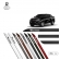 Friso Lateral Facão Toro TOP MIX - Preto Carbon
