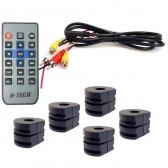 Tela de Encosto para Acoplar c/ Espelhamento 8 Pol Android - Preto - HT-ET801