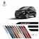 Friso Lateral Facão Ecosport TOP MIX - Preto Ebony