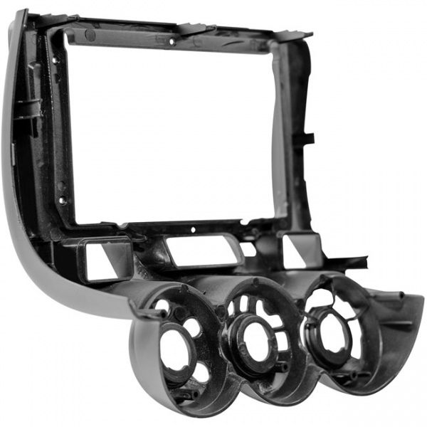 Moldura EXPEX 9 Pol - Honda Fit 2004/2008 - Prata - EPX9HO011