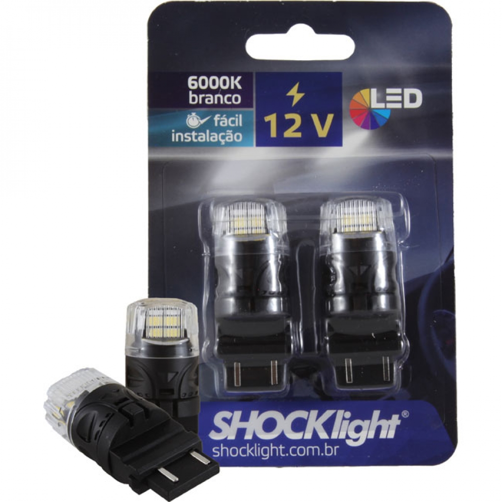 Par Led T25 - 16 Leds - 2835/4216 2 Polos - Branco - SLL-123157BC