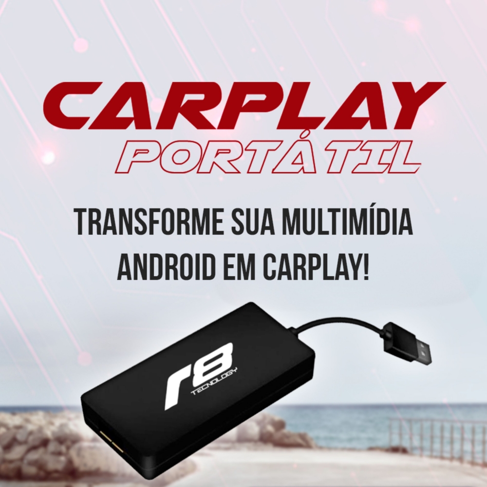 Carplay Portátil JR8 - JT30R8CAR