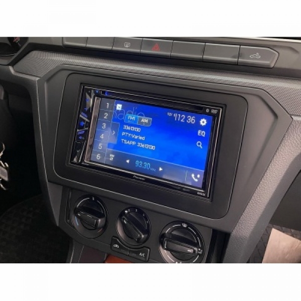 Moldura FIAMON 7 Pol - Volksagen Jetta/Amarok/Fusca/Tiguan/Gol/Saveiro/Passat/Variant - Preto - 2359