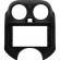 Moldura EXPEX 9 Pol - Nissan March 2010/2014 - Preto - EPX9NS002