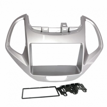 Moldura FIAMON 7 Pol - Ford KA/KA+ 2014/2018 - Prata