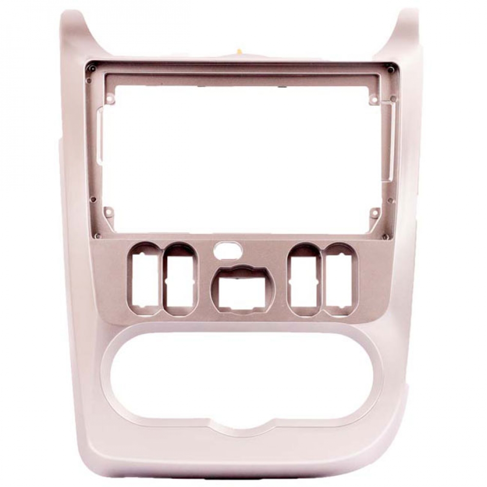 Moldura EXPEX 9 Pol - Renault Sandero/Logan 2011 em diante - Prata - EPX9RN006